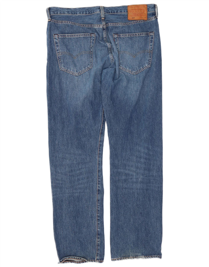 Levi's Uomo 501 Jeans dritti W34 L30 Cotone Blu