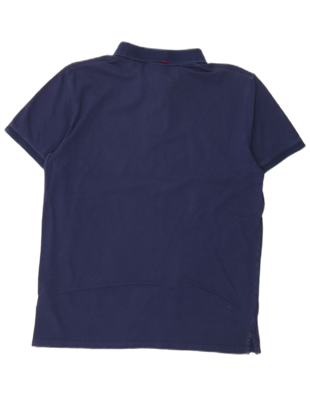 Polo da uomo Gant in cotone blu navy medio