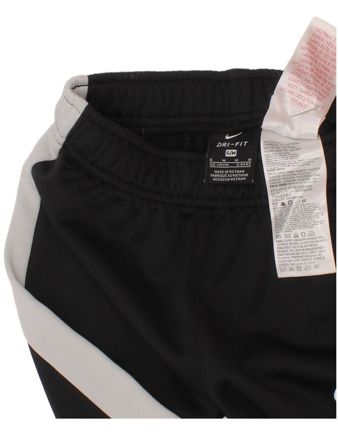 Pantaloni da tuta Nike da ragazzo Dri Fit Joggers 5-6 anni medio nero