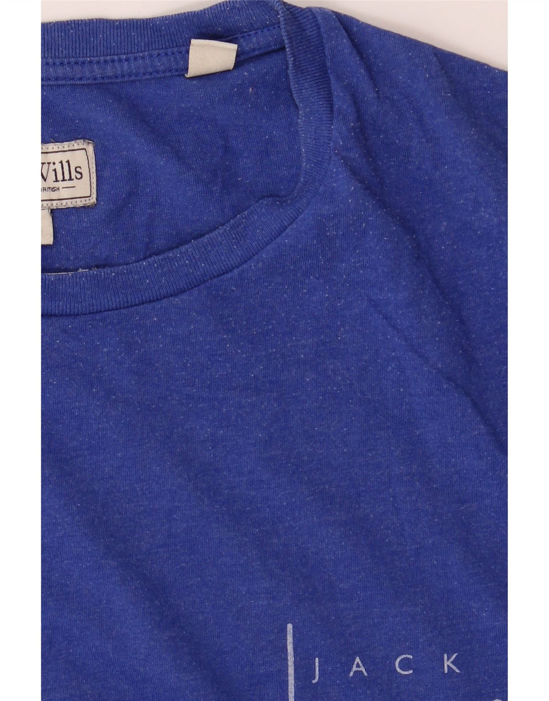 T-shirt da uomo Jack Wills Top in cotone blu medio