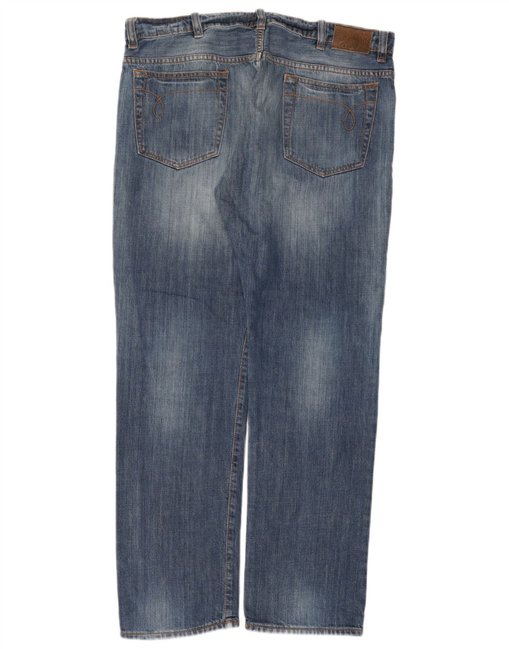 Jeans dritti da uomo Calvin Klein W38 L34 cotone blu