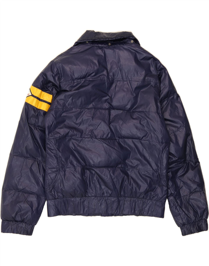 ROY ROGERS Mens Padded Jacket UK 38 Medium Navy Blue Nylon Vintage Roy Rogers and Second-Hand Roy Rogers from Messina Hembry 