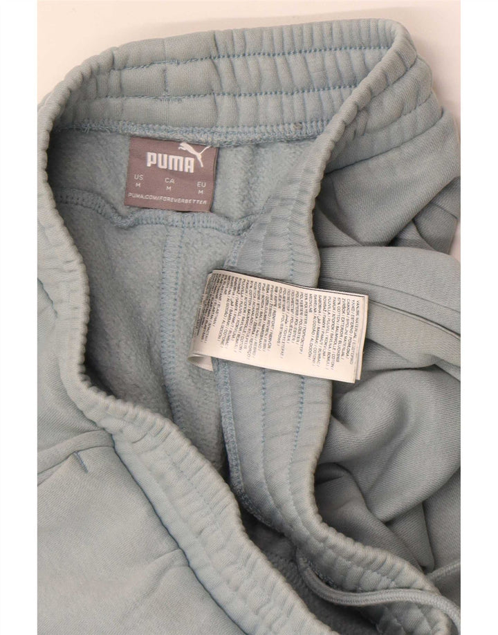 Pantaloni da tuta da donna Puma Joggers UK 14 Cotone blu medio