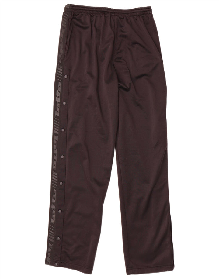 Pantaloni da tuta con grafica Lotto da uomo di colore nero medio