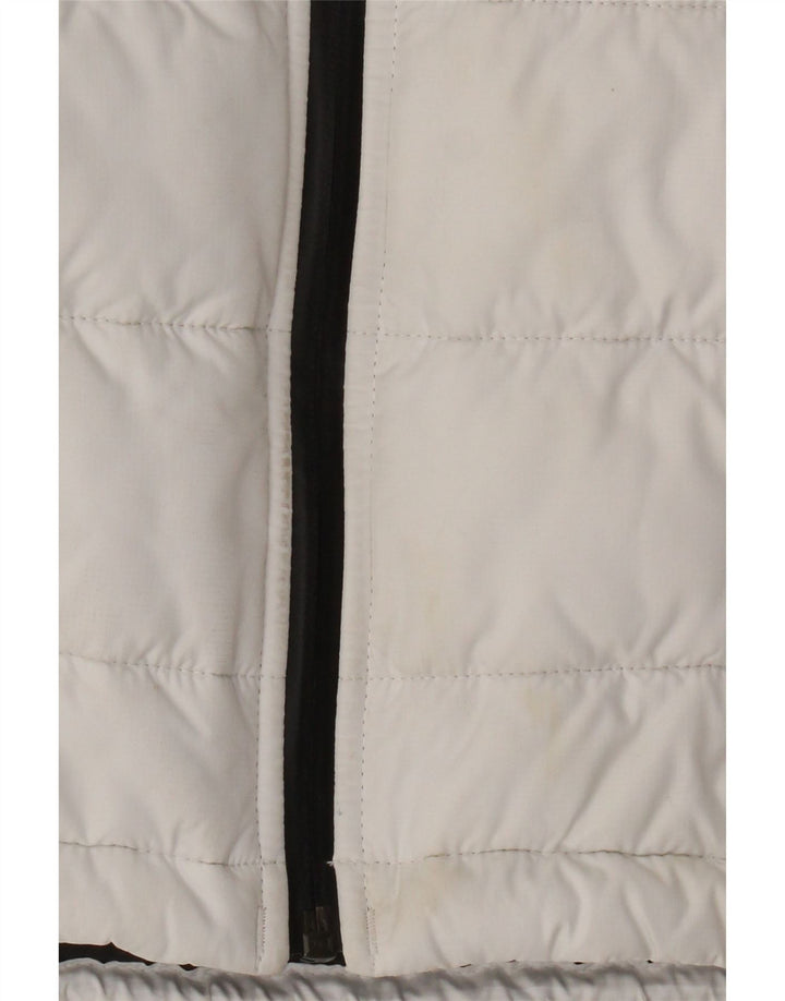 Giacca imbottita con cappuccio da donna The North Face UK 10 Small White Colourblock