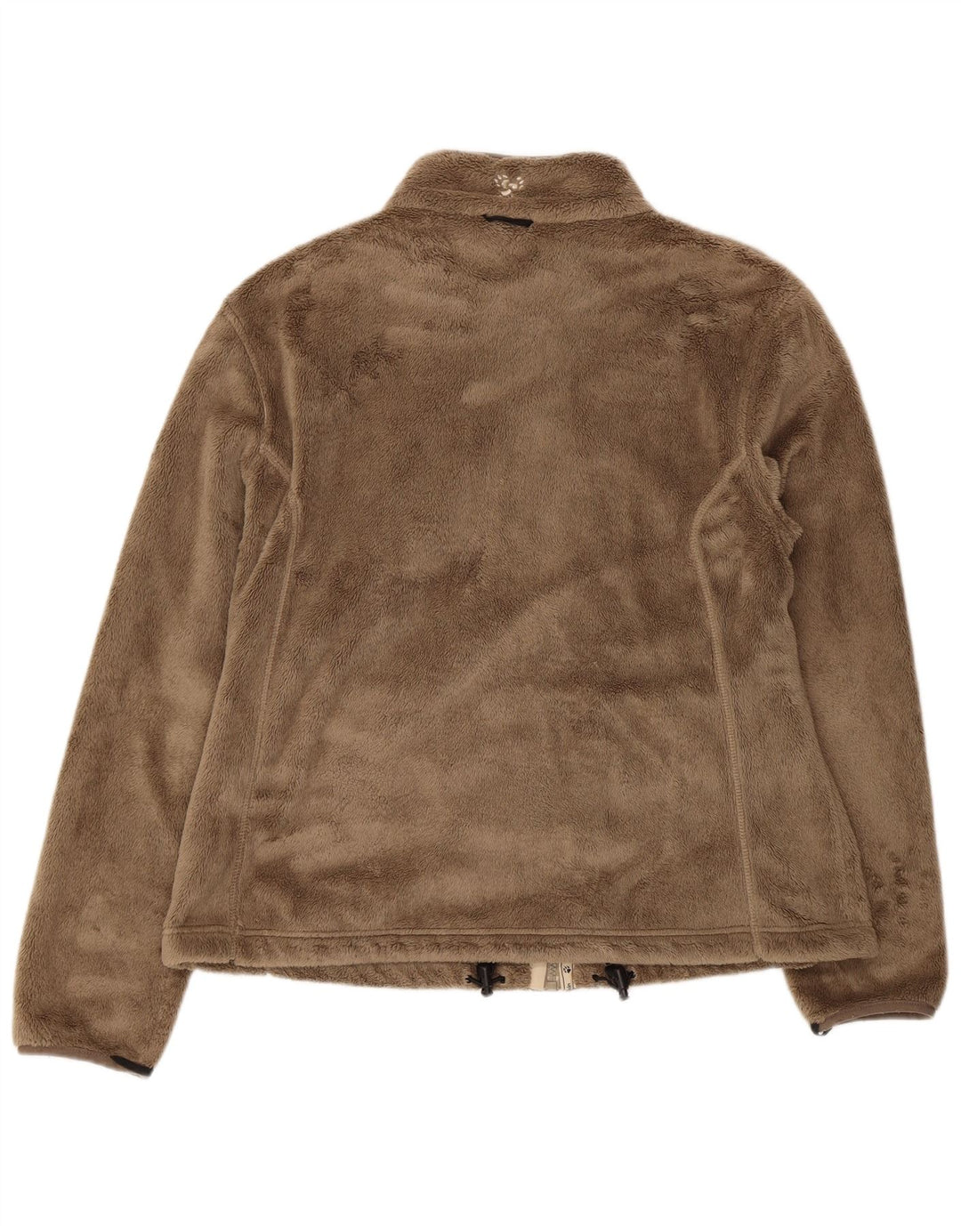 Giacca in pile da donna JACK WOLFSKIN UK 18/20 XL Poliestere beige