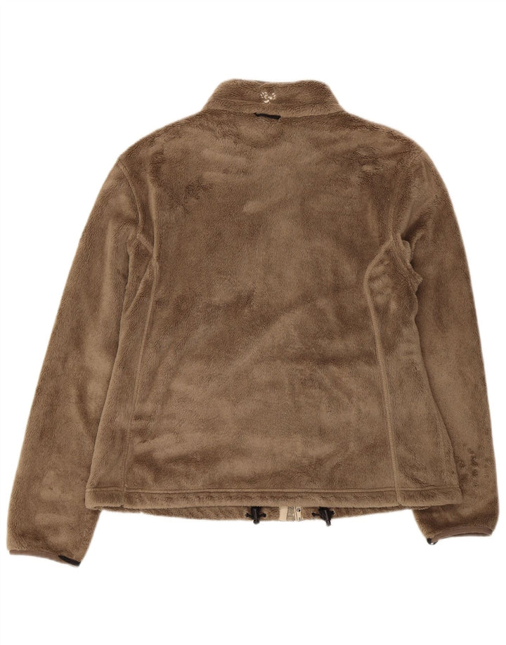 Giacca in pile da donna JACK WOLFSKIN UK 18/20 XL Poliestere beige