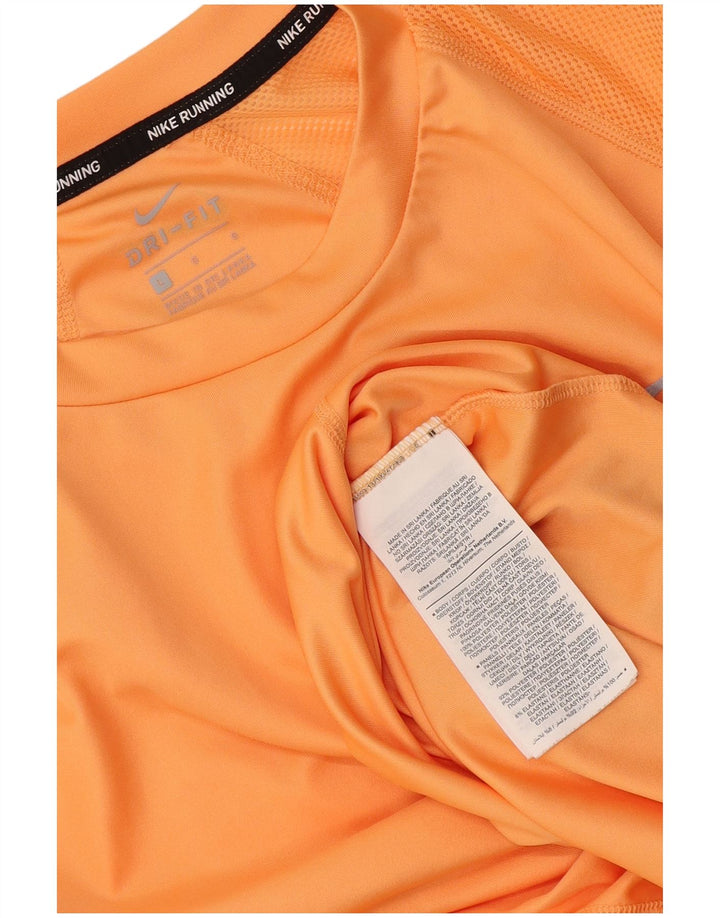 T-shirt Nike Dri Fit da uomo, taglia grande, in poliestere arancione
