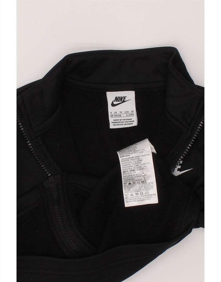 Giacca da ginnastica grafica da ragazzo Nike 3-4 anni XS poliestere nero