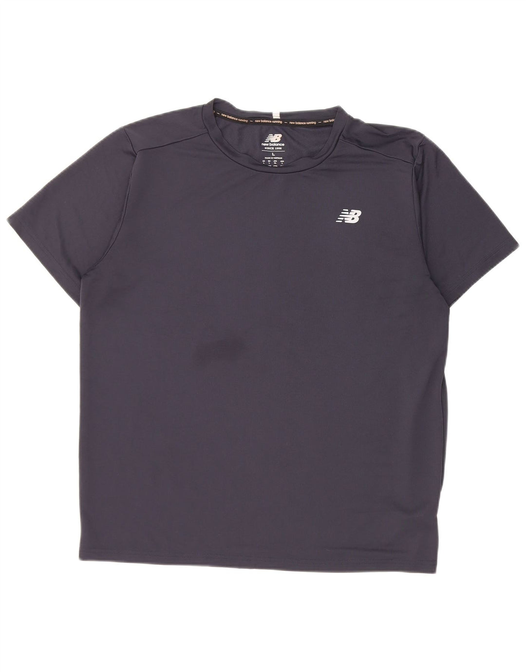 T-shirt da uomo New Balance Top Large in poliestere blu navy