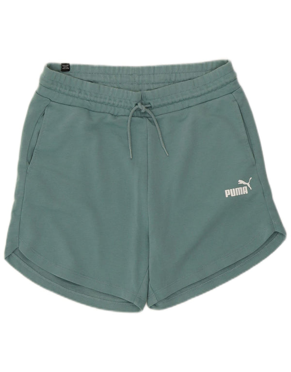 Pantaloncini sportivi PUMA da donna UK 14 Large Verde Cotone