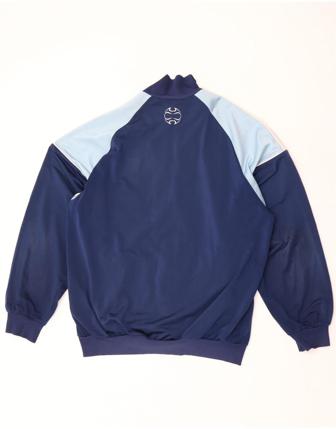 Giacca da tuta da uomo Adidas UK 40/42 Medium Blu Navy Colourblock