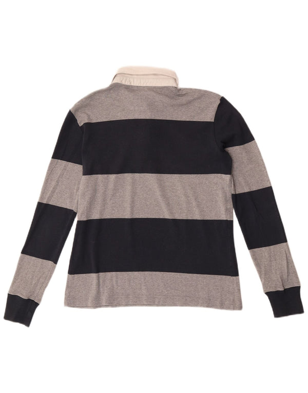 Polo da rugby da donna Lacoste taglia 38 media a righe blu navy