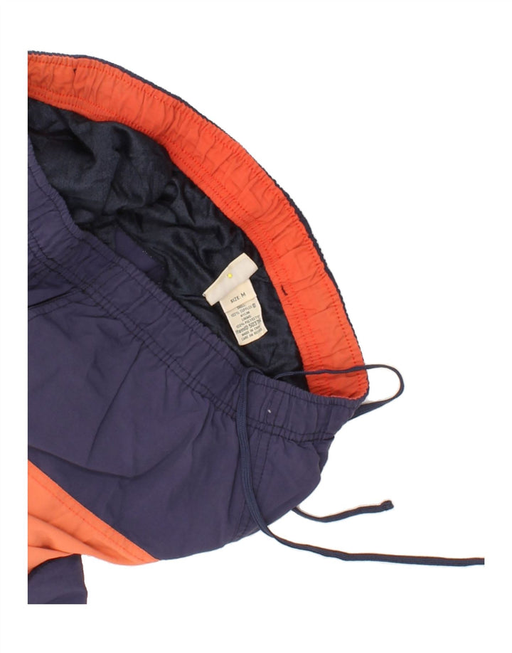 L.L.BEAN Mens Swimming Shorts Medium  Navy Blue Colourblock Polyester Vintage L.L.Bean and Second-Hand L.L.Bean from Messina Hembry 