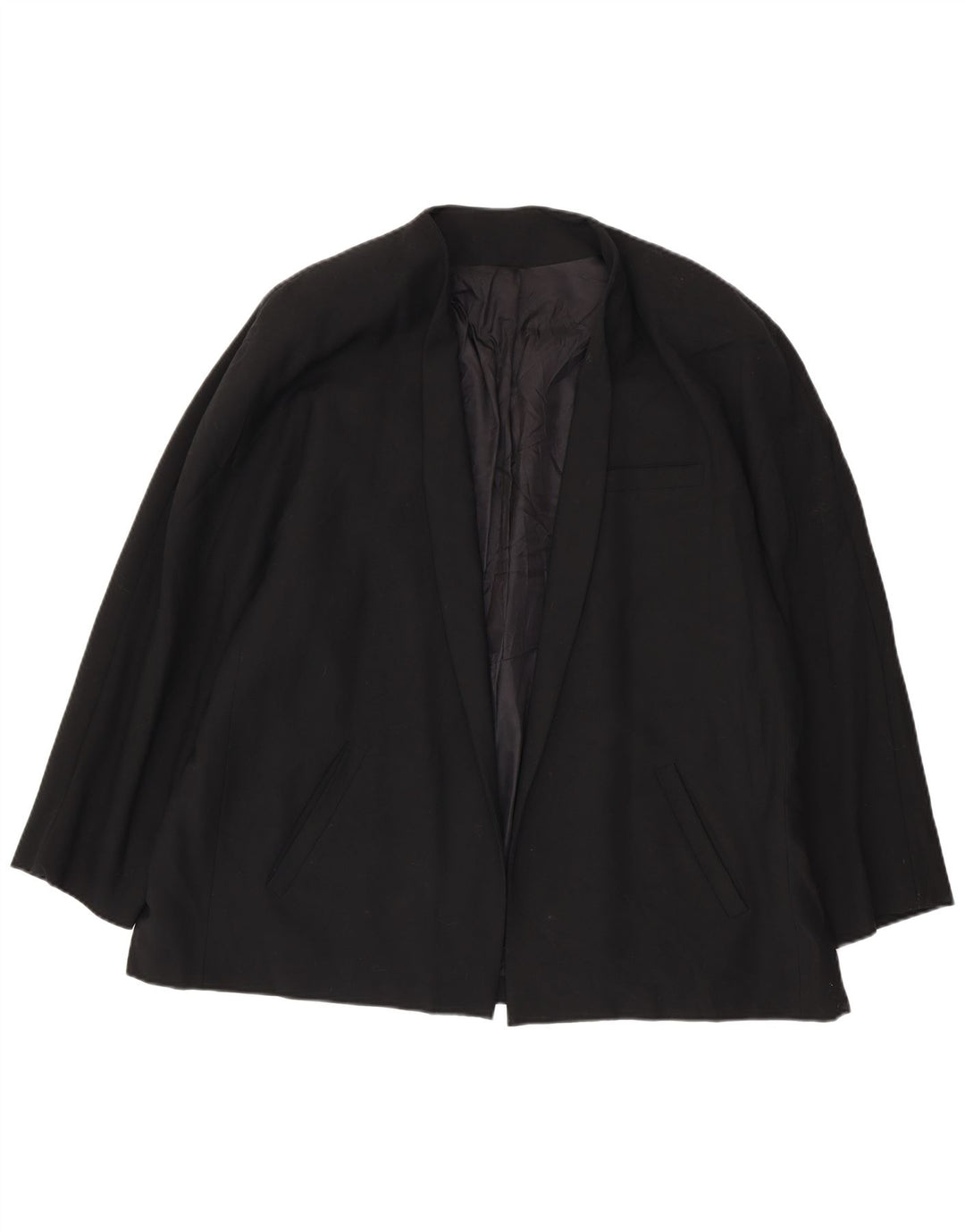 Giacca blazer oversize aperta da donna Marina Rinaldi taglia 31 XL nera