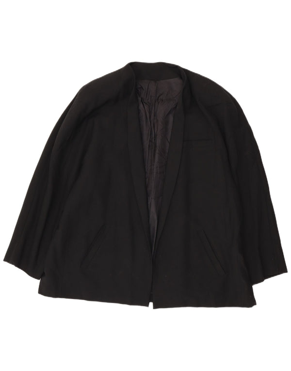 Giacca blazer oversize aperta da donna Marina Rinaldi taglia 31 XL nera