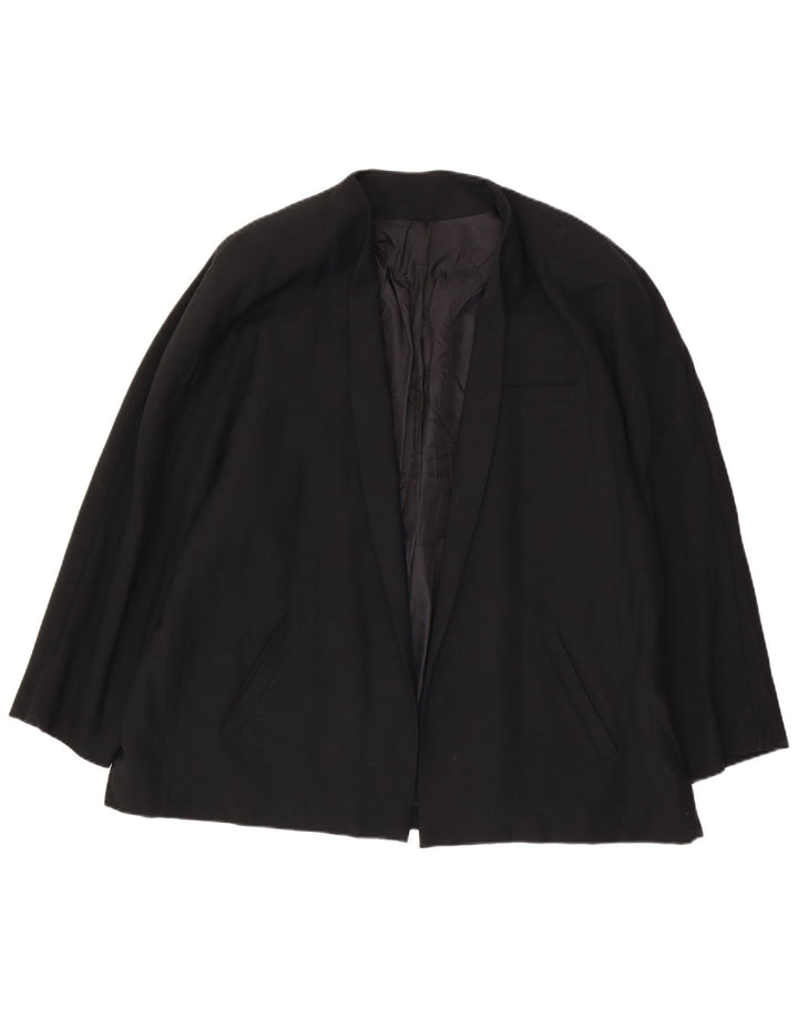 Giacca blazer oversize aperta da donna Marina Rinaldi taglia 31 XL nera