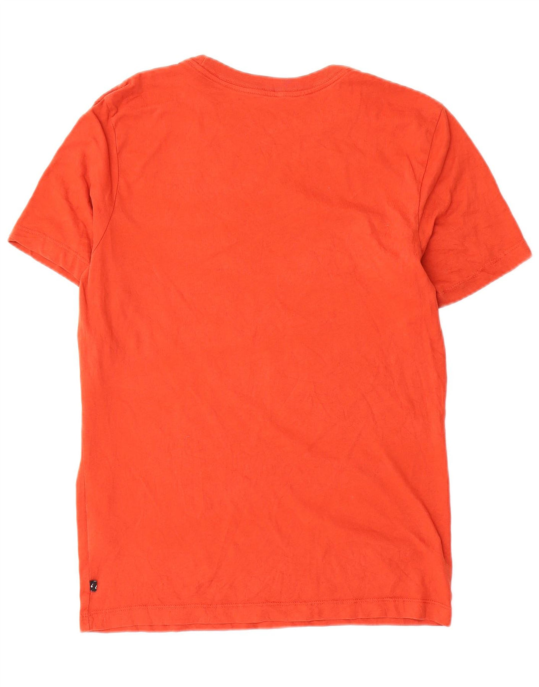 T-shirt grafica Nike Dri Fit da uomo, piccola, in cotone arancione