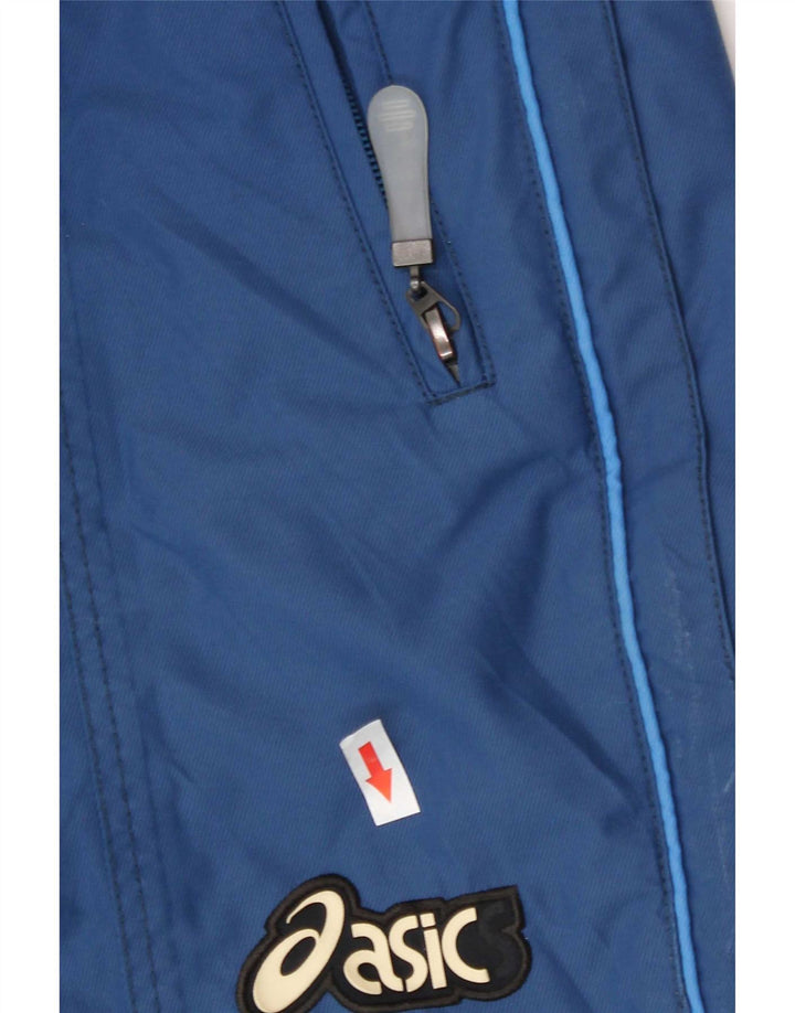 Pantaloni da sci Asics da uomo, salopette, piccoli, blu, in poliammide color block