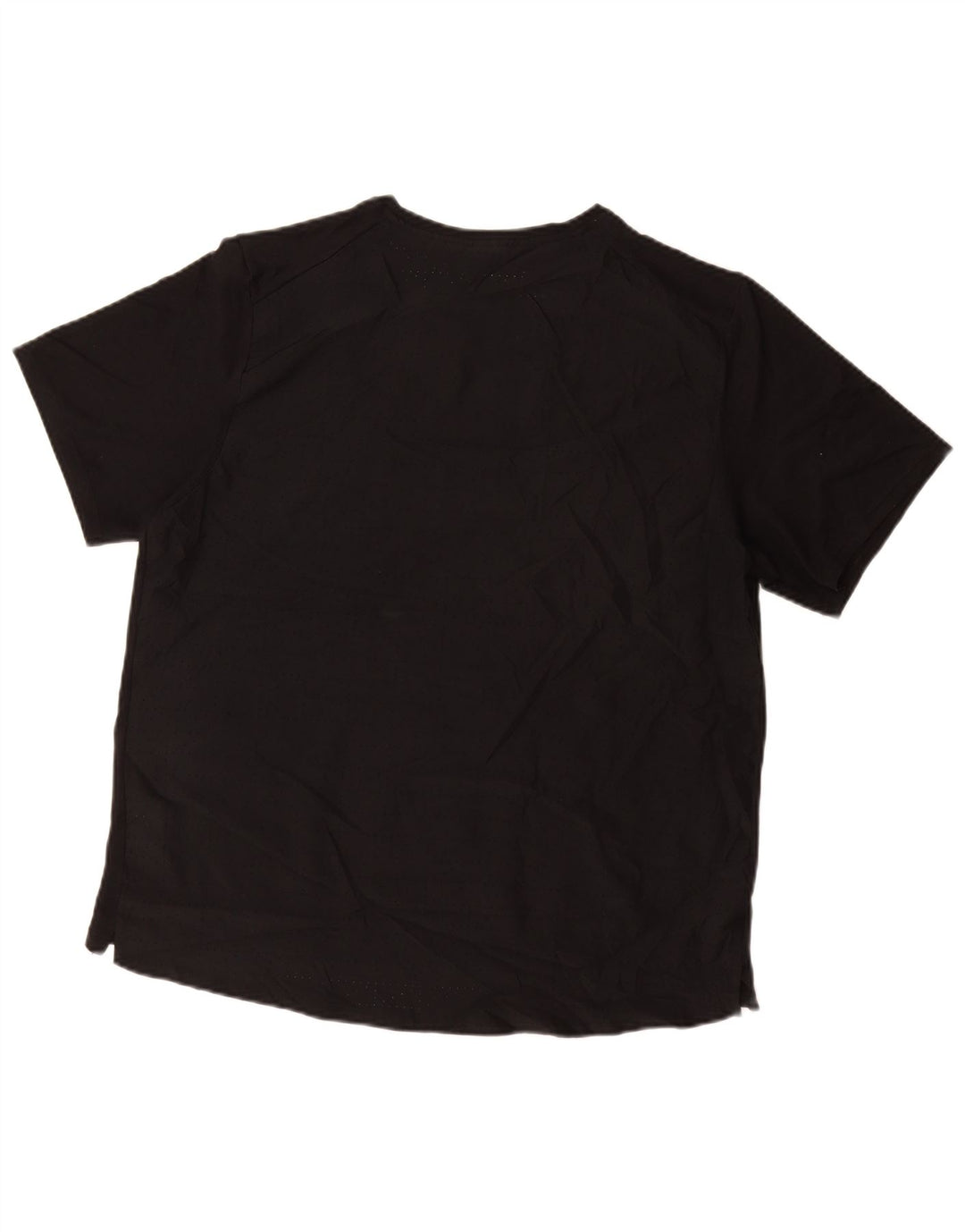 NIKE T-shirt grafica da uomo Dri Fit Top grande in poliestere nero