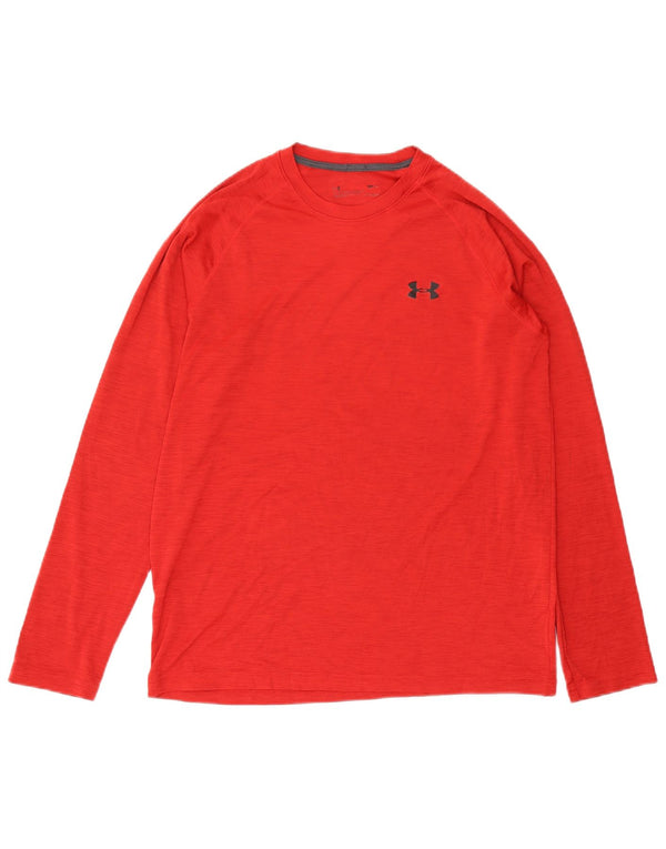 Maglia a maniche lunghe da uomo Under Armour Rosso medio