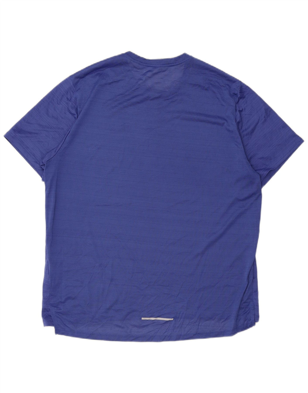 T-shirt da uomo Nike Dri Fit Top XL in poliestere a righe blu