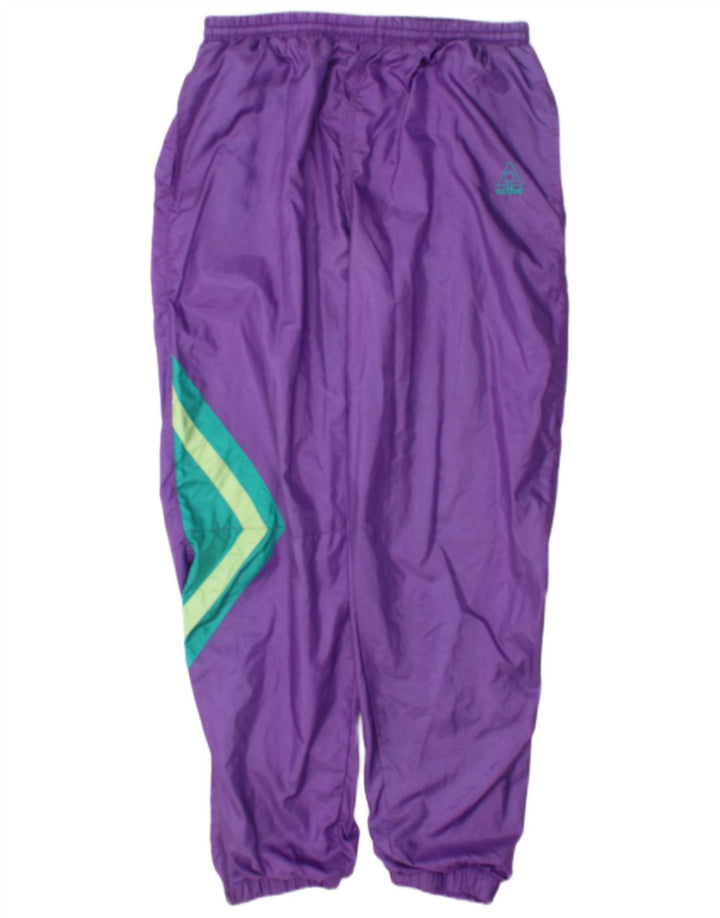 Pantaloni da tuta da uomo attivi Joggers Large Viola geometrico in poliammide