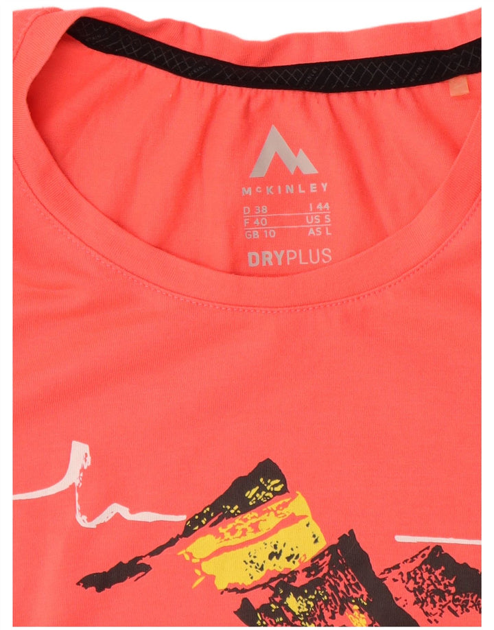 T-shirt grafica da donna McKinley Top UK 10 piccola rosa
