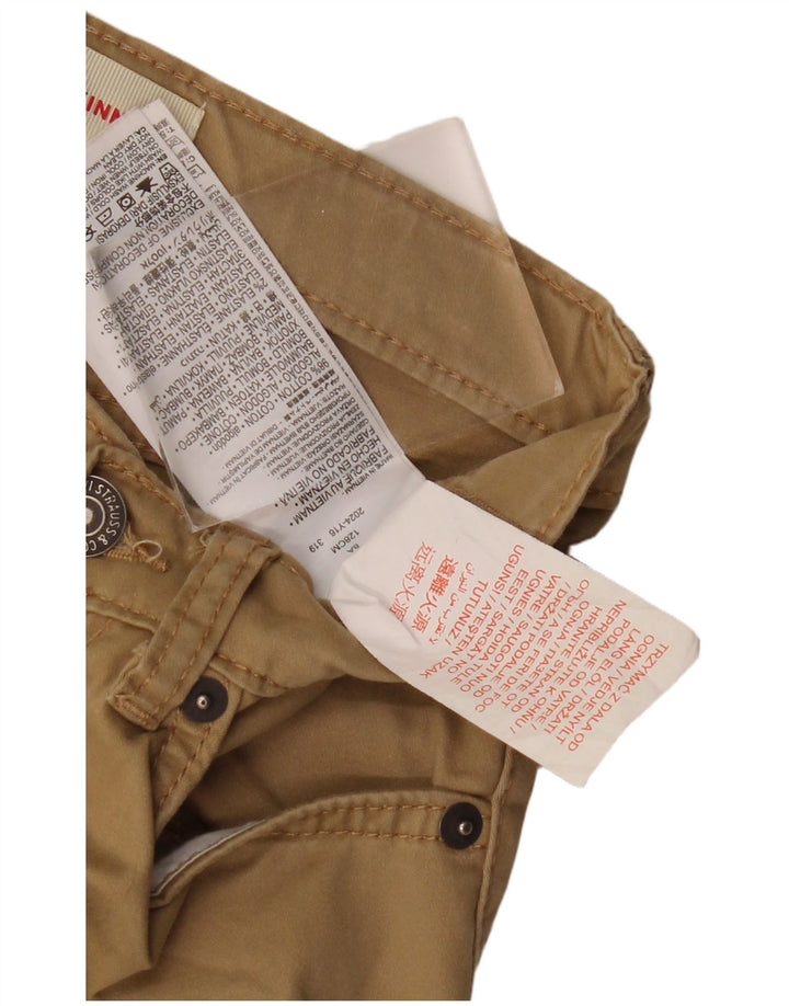 LEVI'S Ragazzi 510 Pantaloni skinny casual 7-8 anni W24 L23 Cotone beige