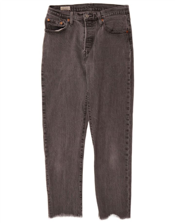 Jeans dritti Levi's 501 da donna W28 L28 cotone grigio