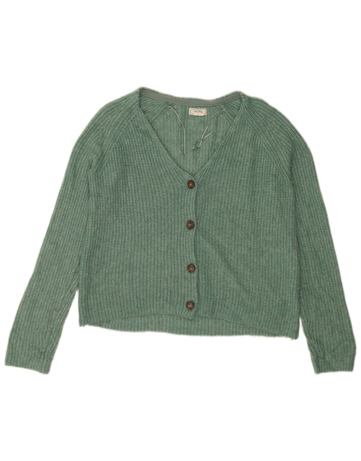 Maglione cardigan oversize da donna Fat Face UK 8 piccolo nylon verde