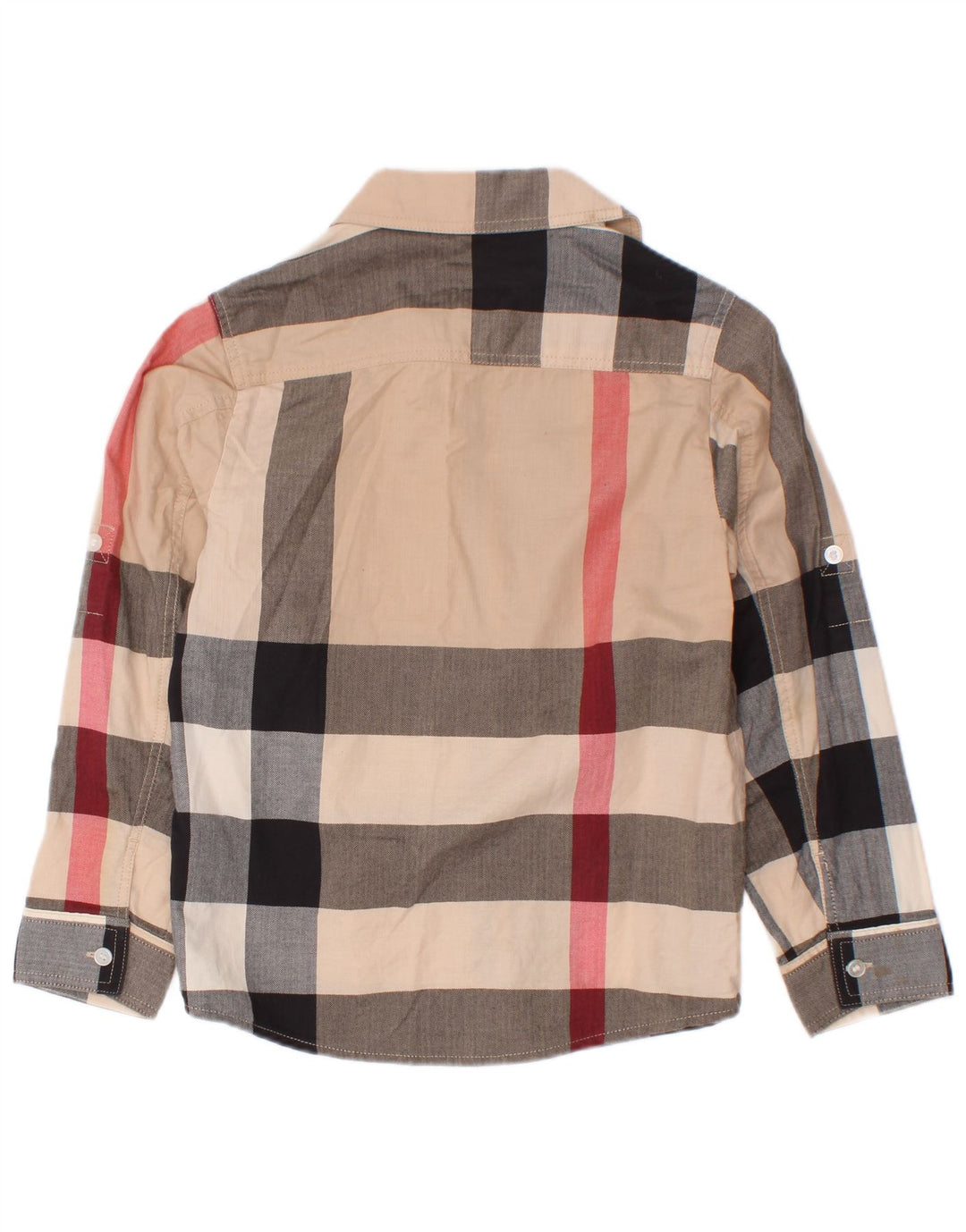 Camicia Burberry Bambino 5-6 Anni In Cotone Check Multicolore