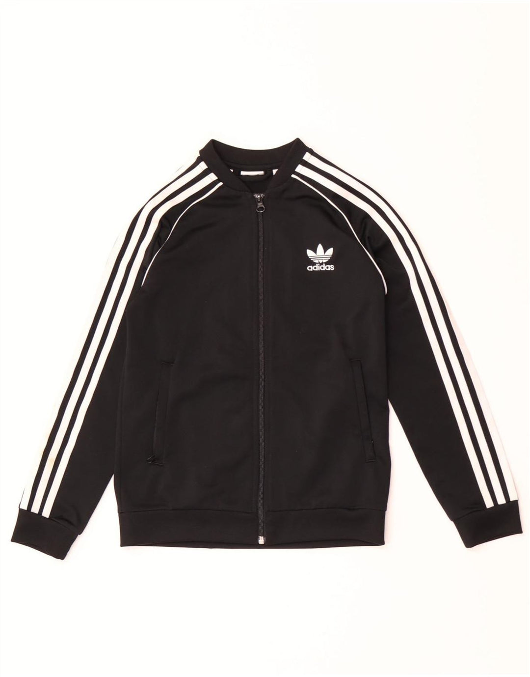 Giacca Top della tuta da ragazza Adidas 10-11 anni Nera