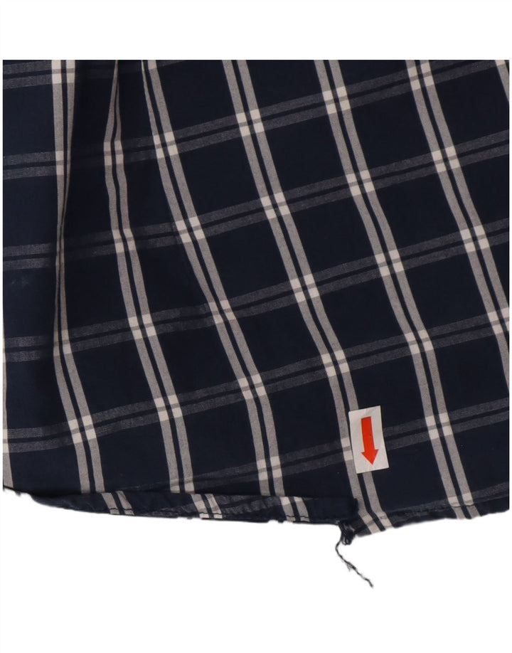Camicia da uomo ESPRIT XL in cotone a quadri blu navy