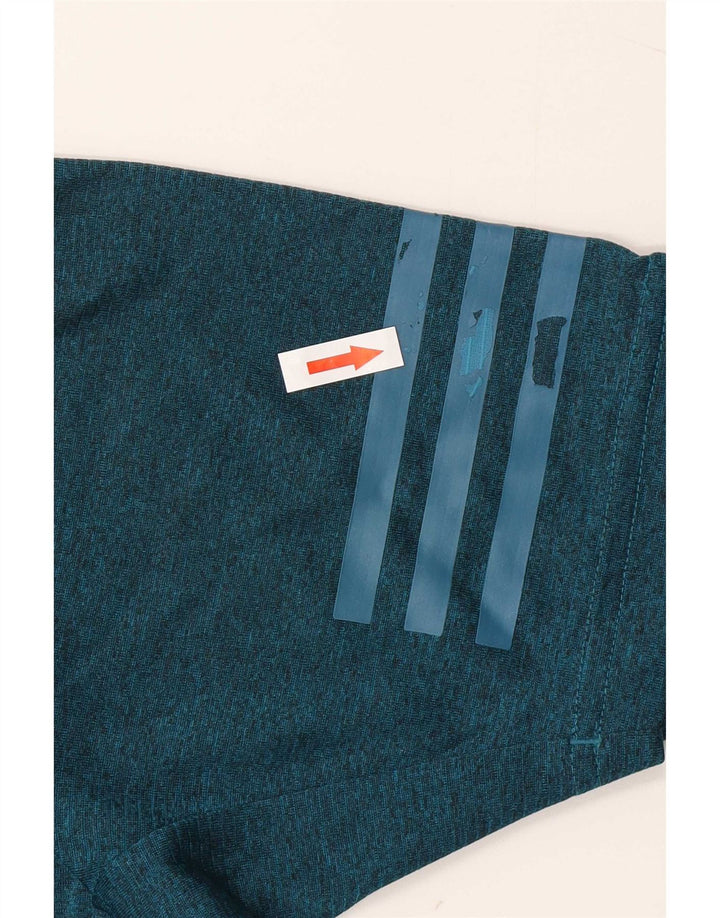 T-shirt da uomo Adidas Top Small blu in poliestere