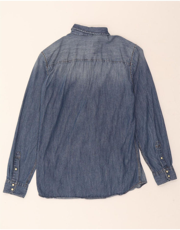 JACK & JONES Mens Denim Shirt Large Blue Cotton Vintage Jack & Jones and Second-Hand Jack & Jones from Messina Hembry 