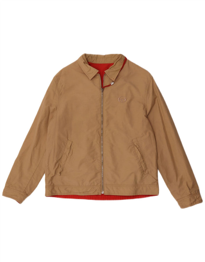 Giacca reversibile da uomo Sergio Tacchini UK 38 Cotone beige medio