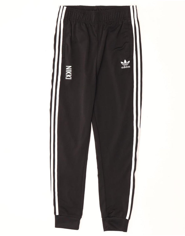 Pantaloni da tuta da ragazza con grafica Adidas Joggers 13-14 anni neri