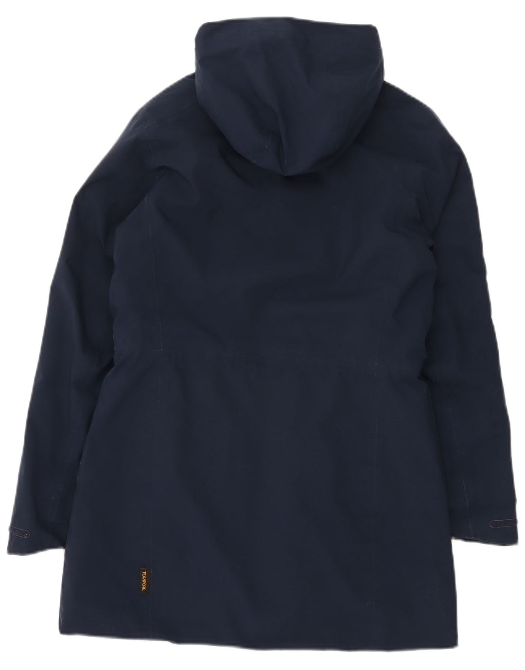 JACK WOLFSKIN Cappotto giacca a vento oversize con cappuccio da donna UK 6 XS Blu navy