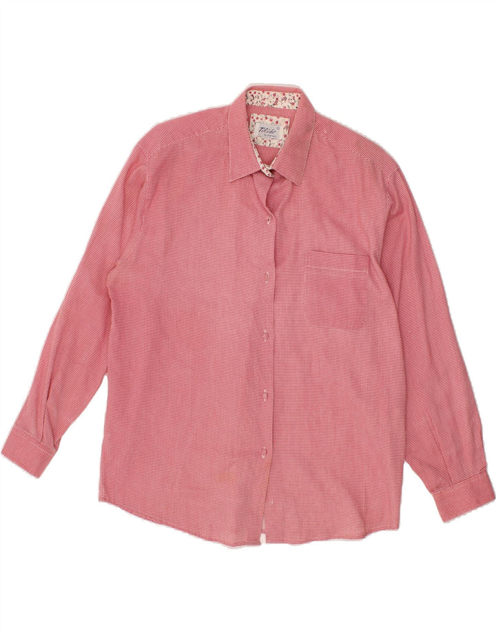 TIKIDA Womens Shirt UK 16 Large Red Check Vintage TIKIDA and Second-Hand TIKIDA from Messina Hembry 