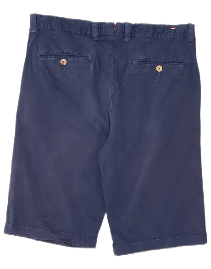 Pantaloncini chino vintage da uomo W33 cotone blu navy medio