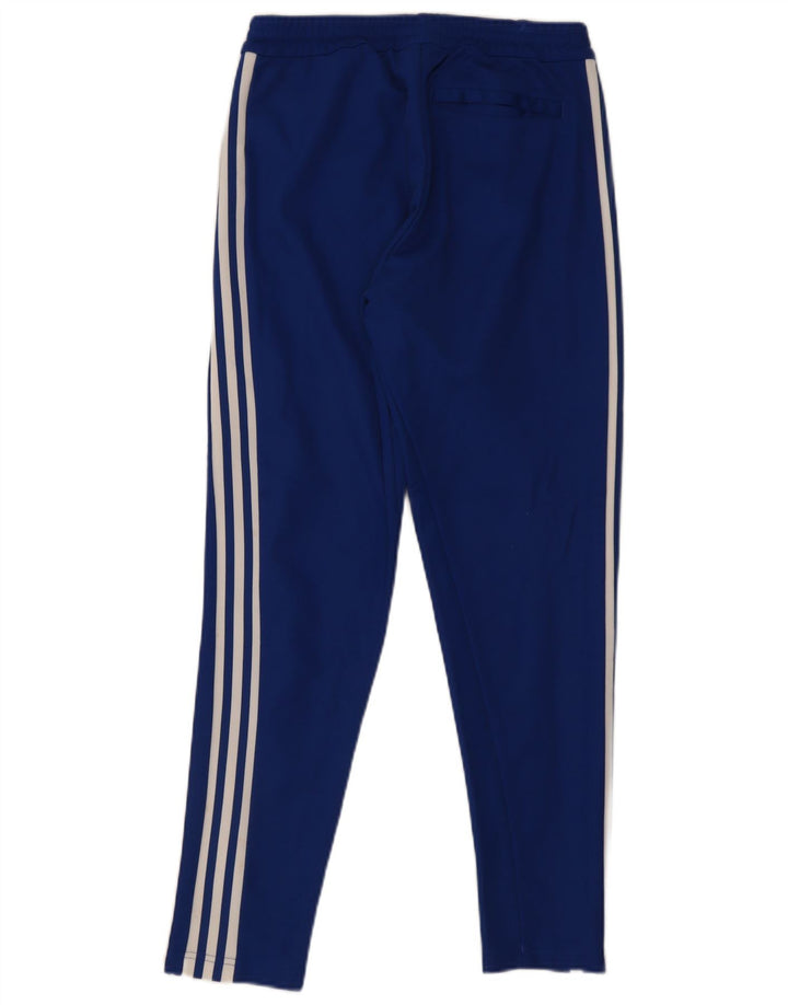 Pantaloni da tuta da uomo Adidas in cotone blu medio