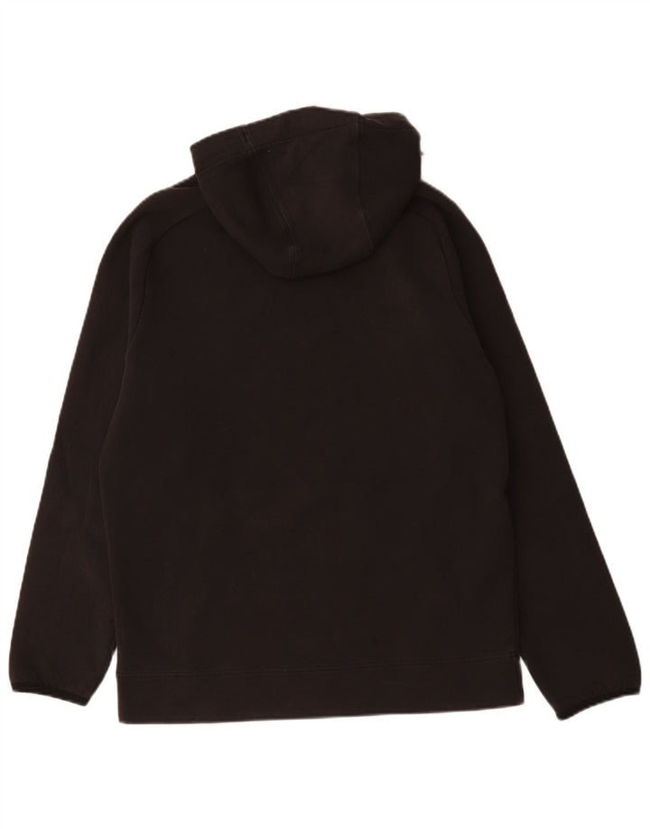Felpa con cappuccio da uomo Puma Large in cotone nero