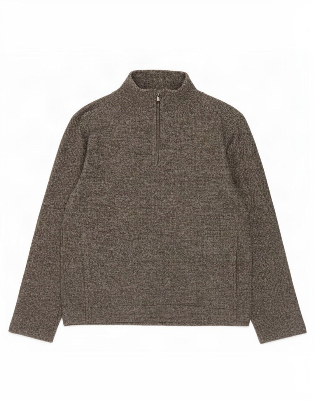 Felpa da uomo ampia Marks & Spencer, maglione piccolo grigio screziato