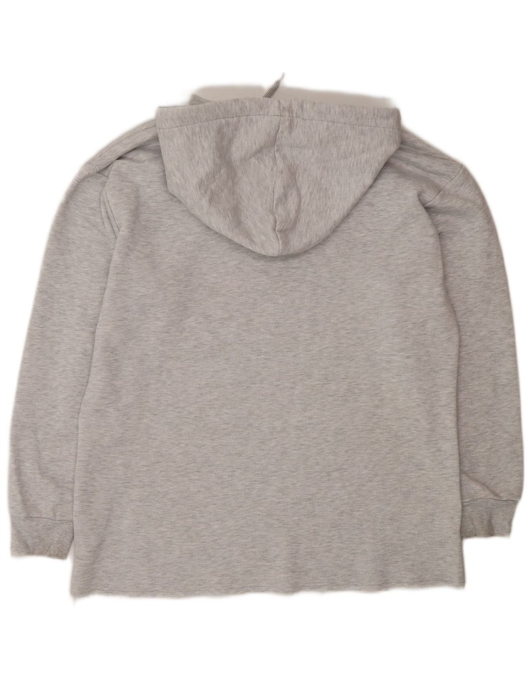 Maglione con cappuccio oversize alto da donna Topshop UK 10 piccolo poliestere grigio