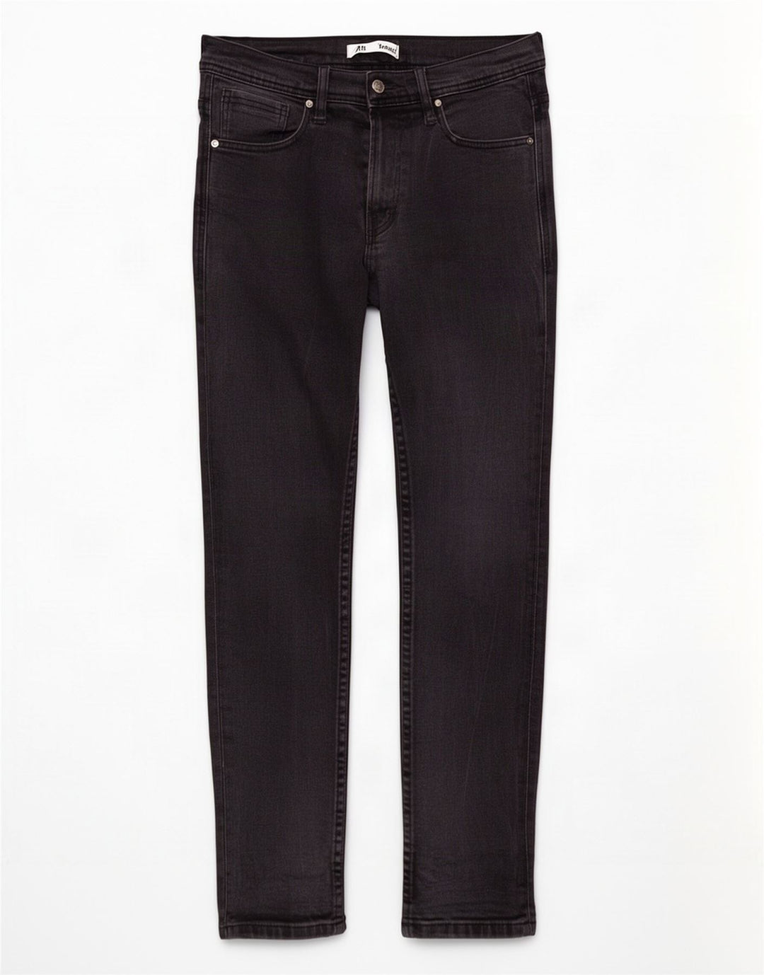 Jeans slim da uomo Zara EU 42 Large W32 L28 Neri