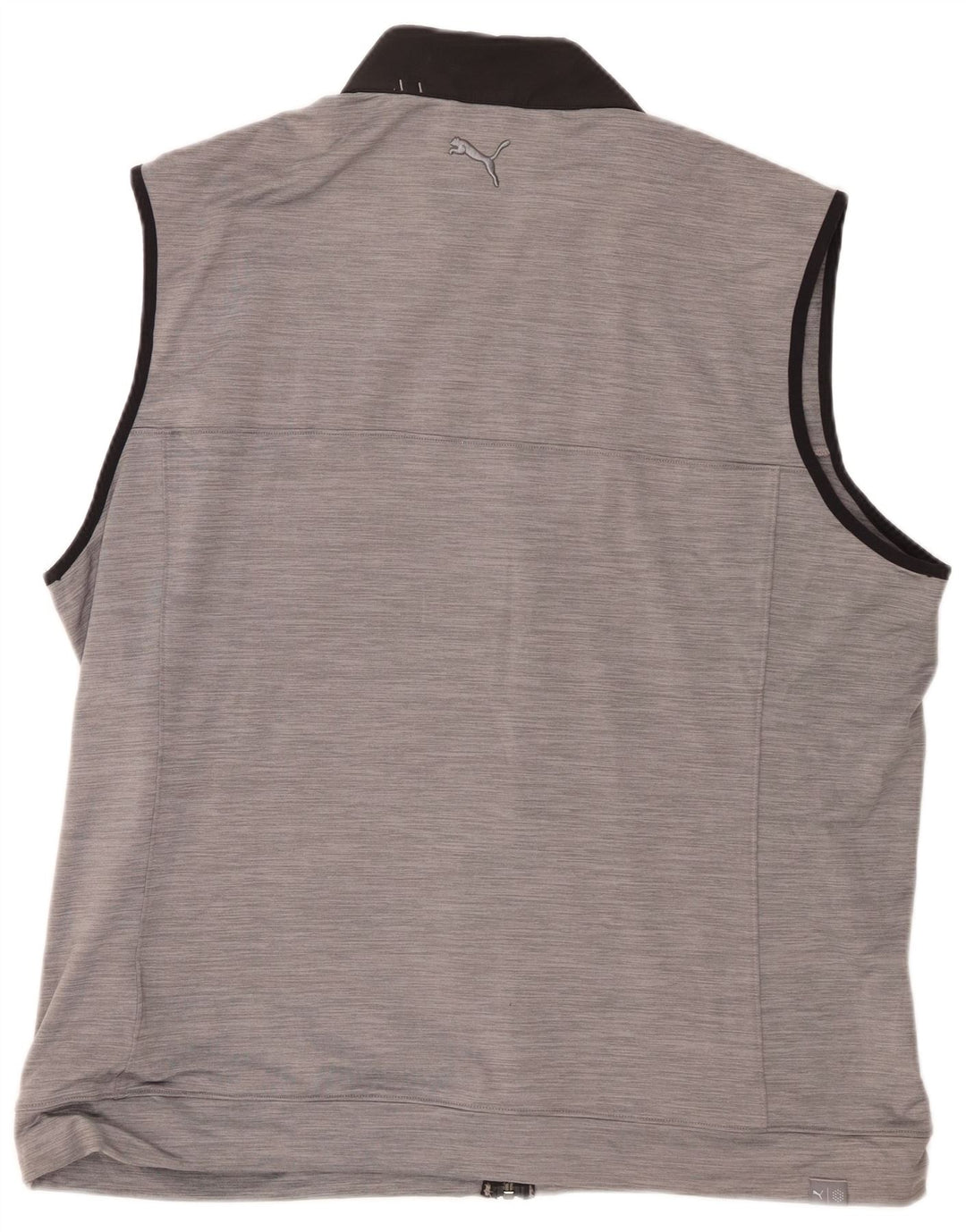 Giacca sportiva senza maniche da uomo Puma XL Poliestere color block grigio