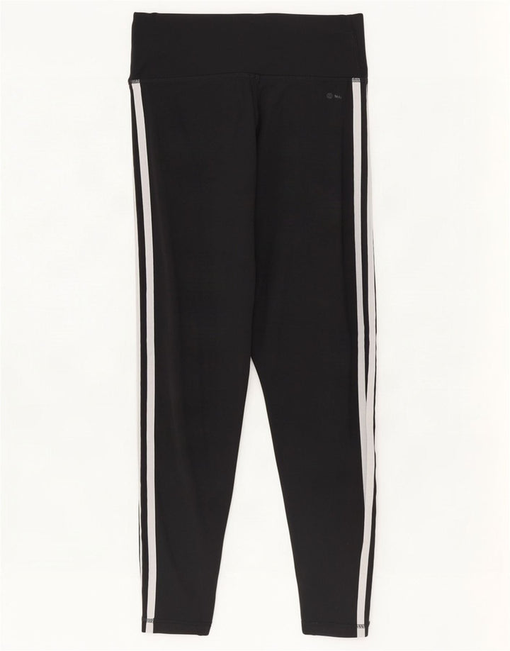 Leggings aderenti Adidas da donna aderenti UK 12/14 poliestere nero medio