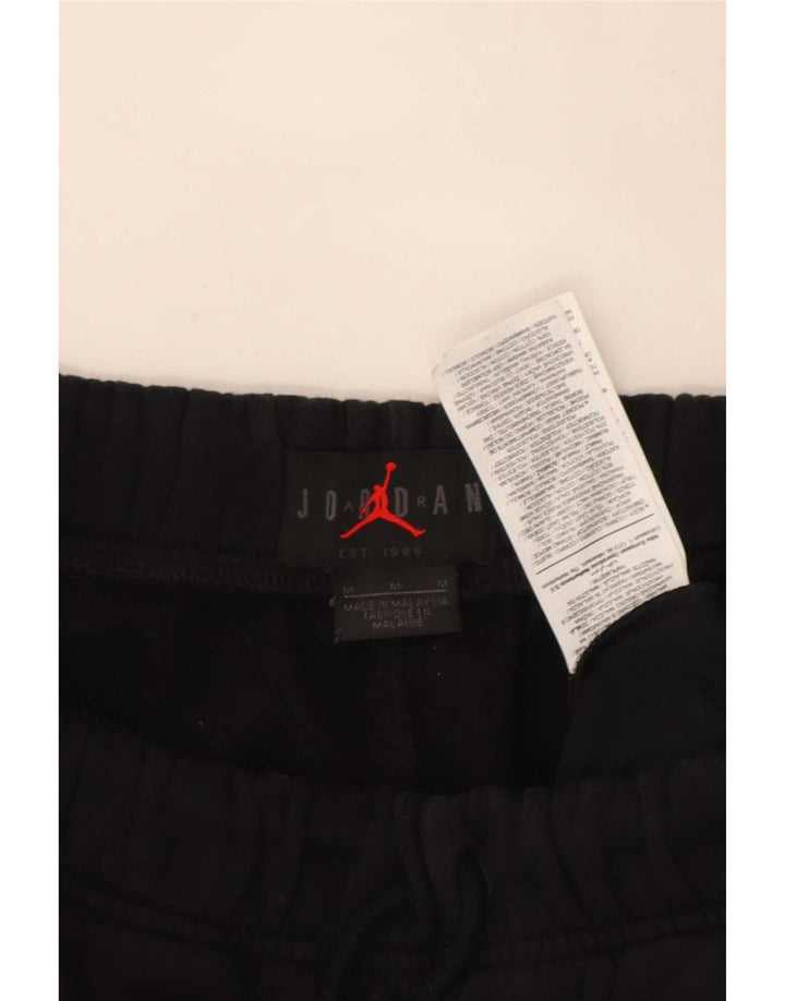 Pantaloni da tuta con grafica Jordan da uomo, pantaloni da jogging, cotone nero medio