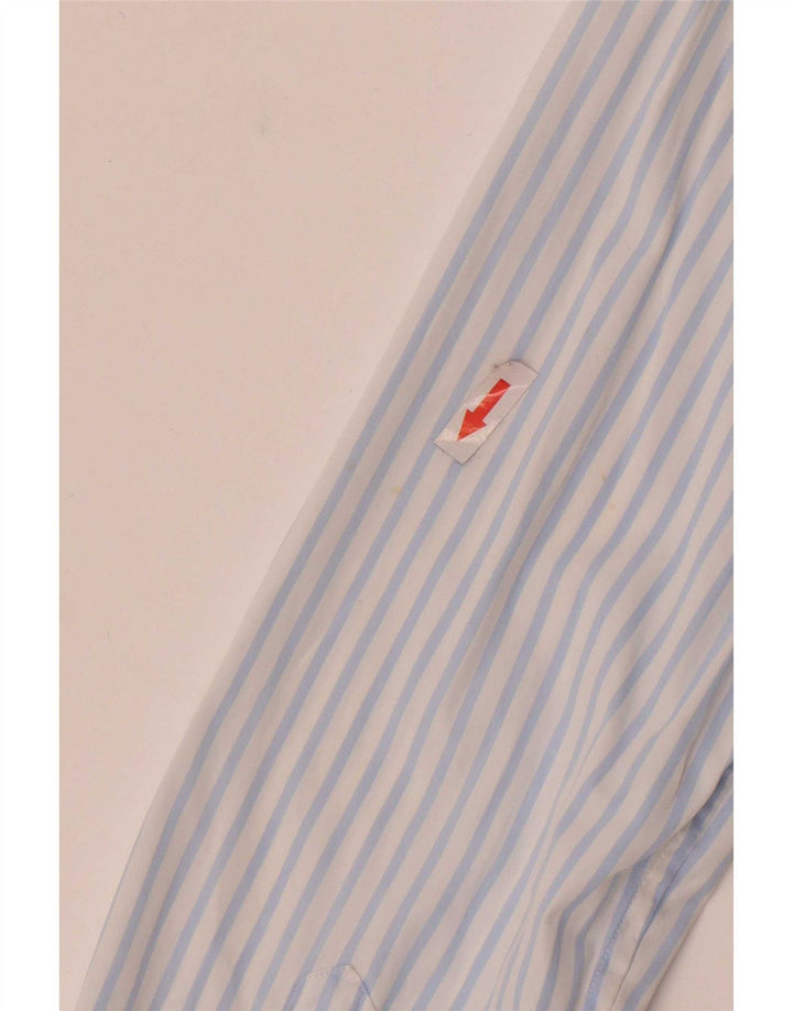Camicia da donna Ralph Lauren US 6 cotone gessato blu medio